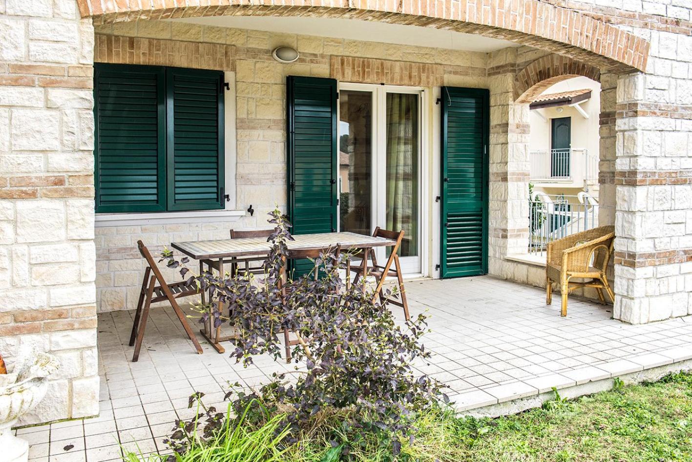 S287 - Sirolo, Villetta Con Giardino Vicino Al Centro Kültér fotó